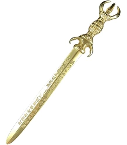 Amazon｜チベット密教法具 三鈷剣 利剣 文殊剣 カドゥガ 特大約